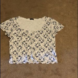 Flowers brandy zelly top